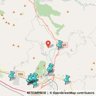 Mappa Via Spineto, 03049 Cassino FR, Italia (6.88909)