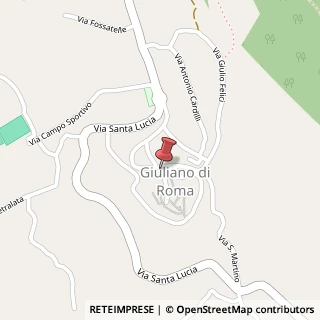 Mappa Via Guglielmo Marconi, 6, 03020 Giuliano di Roma, Frosinone (Lazio)