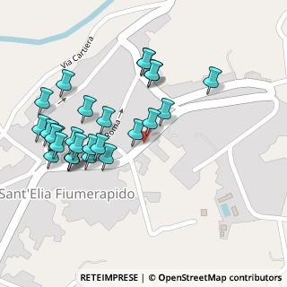 Mappa Via 4 Novembre, 03049 Sant'Elia Fiumerapido FR, Italia (0.13889)