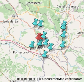 Mappa Via delle Torri, 03049 Sant'Elia Fiumerapido FR, Italia (10.35133)