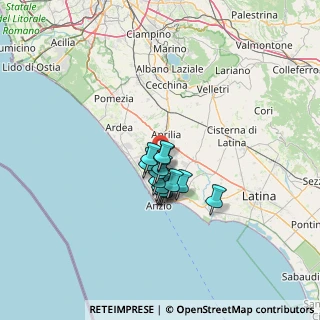Mappa Via Etna, 04011 Aprilia LT, Italia (8.28286)