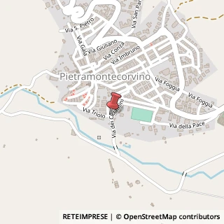 Mappa Via dei Ciclamini, 17, 71038 Pietramontecorvino, Foggia (Puglia)