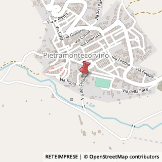 Mappa Via dei Ciclamini, 5, 71038 Pietramontecorvino, Foggia (Puglia)