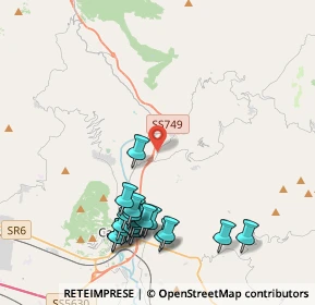Mappa Via Pezzogrande, 03049 Sant'Elia Fiumerapido FR, Italia (4.89895)