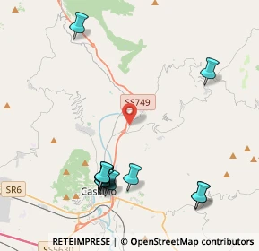Mappa Via Pezzogrande, 03049 Sant'Elia Fiumerapido FR, Italia (5.2325)