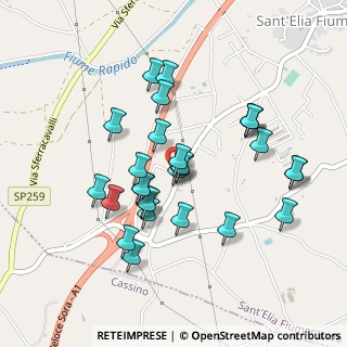 Mappa Via Pezzogrande, 03049 Sant'Elia Fiumerapido FR, Italia (0.44643)