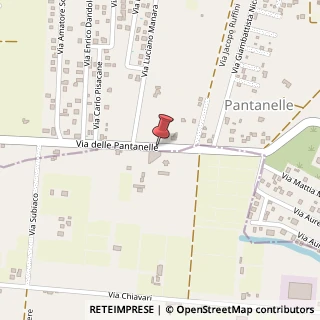 Mappa Via Pantanelle, 22, 00048 Aprilia, Latina (Lazio)
