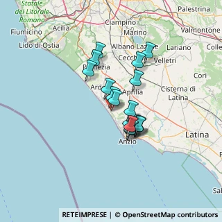Mappa Via Ardeatina, 00040 Ardea RM, Italia (10.34529)