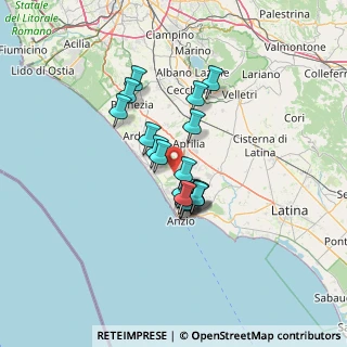 Mappa Via di Cavallo Morto, 04011 Aprilia LT, Italia (10.14294)