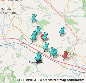 Mappa Via Indipendenza, 03030 Castrocielo FR, Italia (6.65867)