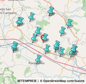 Mappa Via Indipendenza, 03030 Castrocielo FR, Italia (8.6155)