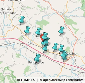 Mappa Via Indipendenza, 03030 Castrocielo FR, Italia (6.07467)