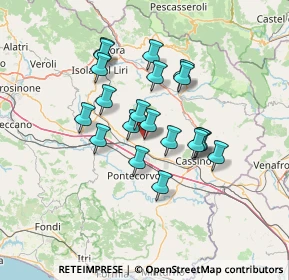 Mappa Via Indipendenza, 03030 Castrocielo FR, Italia (11.8765)