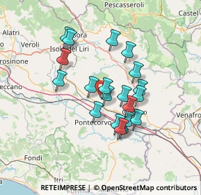 Mappa Via Indipendenza, 03030 Castrocielo FR, Italia (12.1275)