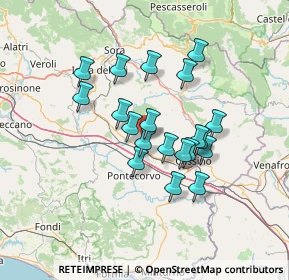 Mappa Via Indipendenza, 03030 Castrocielo FR, Italia (11.8545)