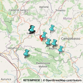 Mappa Via SS 17 Km 193 + 700 Contrada Bottone, 86096 Santa Maria del Molise IS, Italia (12.085)