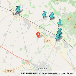 Mappa Strada Gialla, 04100 Latina LT, Italia (5.73273)
