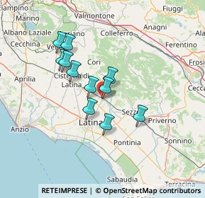Mappa Via del Noce, 04013 Latina Scalo LT, Italia (11.50273)