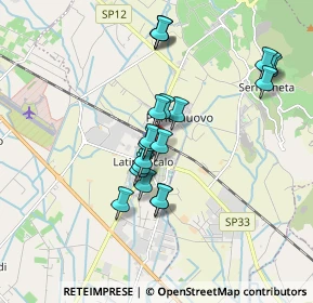 Mappa Via del Noce, 04013 Latina Scalo LT, Italia (1.7025)