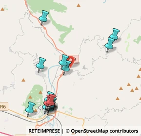 Mappa Via Guado Oliveto, 03049 Sant'Elia Fiumerapido FR, Italia (5.18765)