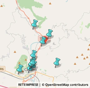 Mappa Via Guado Oliveto, 03049 Sant'Elia Fiumerapido FR, Italia (4.38727)