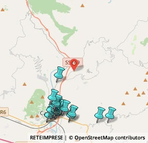 Mappa Via Guado Oliveto, 03049 Sant'Elia Fiumerapido FR, Italia (5.48105)