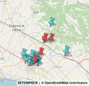 Mappa Via Onorato Caetani, 04013 Sermoneta LT, Italia (7.60667)