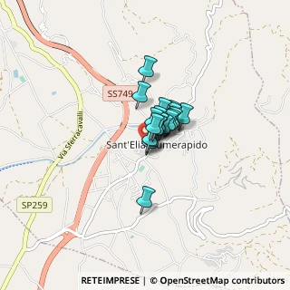 Mappa Via San Sebastiano, 03049 Sant'Elia Fiumerapido FR, Italia (0.3505)