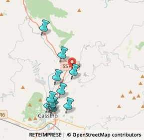 Mappa Via San Sebastiano, 03049 Sant'Elia Fiumerapido FR, Italia (4.26182)