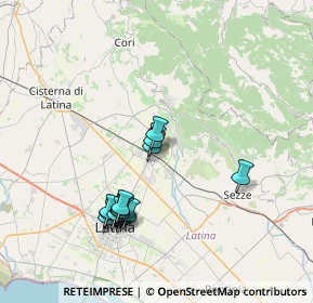 Mappa Piazzale Annibaldi, 04013 Latina LT, Italia (7.76933)