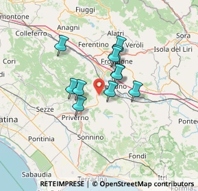 Mappa Via Santa Lucia, 03020 Giuliano di Roma FR, Italia (9.93273)