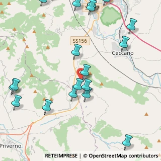 Mappa Via Santa Lucia, 03020 Giuliano di Roma FR, Italia (6.1305)