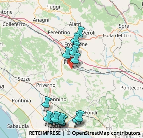 Mappa Via Pedemontana, 03023 Ceccano FR, Italia (21.579)