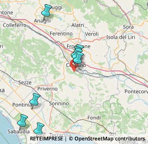 Mappa Via Pedemontana, 03023 Ceccano FR, Italia (35.688)