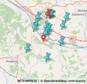 Mappa Via Pedemontana, 03023 Ceccano FR, Italia (6.758)