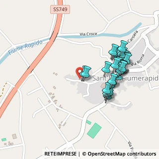 Mappa Traversa Via Strette Camere, 03049 Sant'Elia Fiumerapido FR, Italia (0.25185)