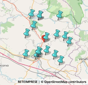 Mappa Via Cartiera, 03049 Sant'Elia Fiumerapido FR, Italia (7.25471)