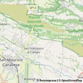Mappa San Francesco al Campo