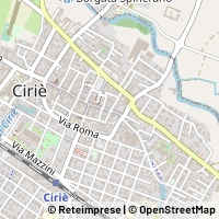Mapa Ciriè