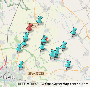 Mappa Via Niccolò Machiavelli, 27016 Lardirago PV, Italia (3.65857)