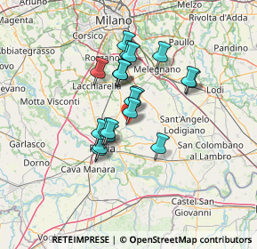 Mappa Via Niccolò Machiavelli, 27016 Lardirago PV, Italia (10.189)