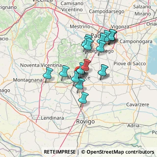 Mappa Presso Sanitaria Dolese, 35043 Monselice PD, Italia (11.03053)