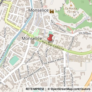 Mappa Via Luigi Cadorna, 29, 35043 Monselice, Padova (Veneto)