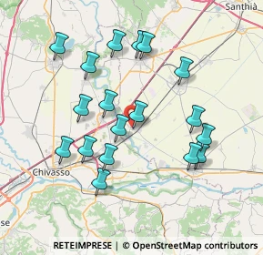 Mappa Via Rivetta, 13040 Saluggia VC, Italia (7.22667)