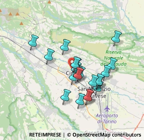 Mappa Via Monte Soglio, 10073 Ciriè TO, Italia (2.912)