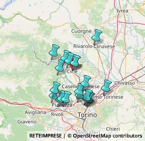 Mappa Via Monte Soglio, 10073 Ciriè TO, Italia (11.906)