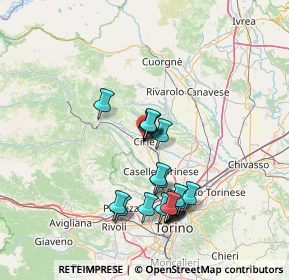 Mappa Via Monte Soglio, 10073 Ciriè TO, Italia (13.076)