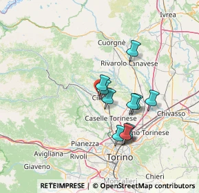 Mappa Via Monte Soglio, 10073 Ciriè TO, Italia (11.51545)