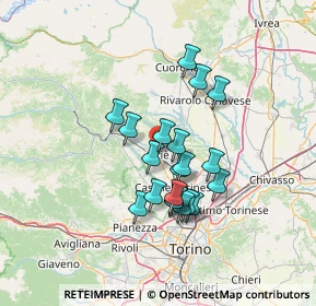 Mappa Via Monte Soglio, 10073 Ciriè TO, Italia (10.9045)