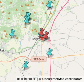 Mappa Via Marco Santarello, 35043 Monselice PD, Italia (3.46417)